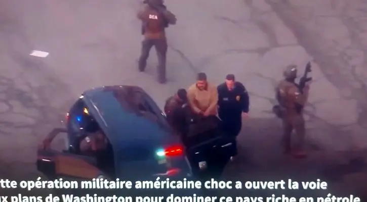 انتقال نیکولاس مادورو به دادگاه در نیویورک