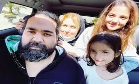 ویدیوی احساسی رضا صادقی از جشن تولد دخترش