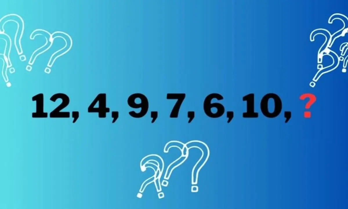 تست هوش/ عدد گمشده در دنباله منطقی را در 8 ثانیه پیدا کنید