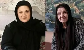 تصاویری از بازیگران در مراسم ختم مادر ریما رامین‌فر / ویدئو