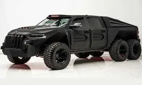 هیولای آخرالزمان آمریکایی با ۶ چرخ و قیمت نجومی/ تصاویر