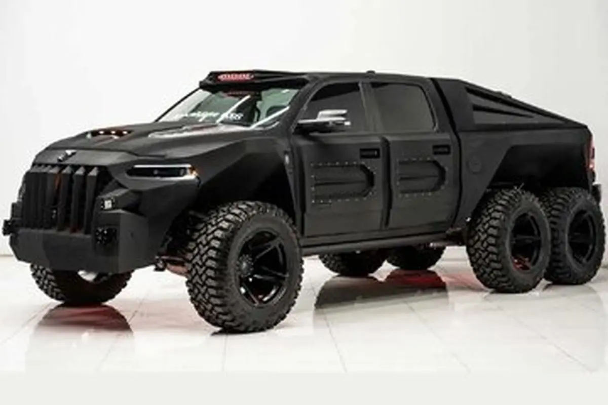 هیولای آخرالزمان آمریکایی با ۶ چرخ و قیمت نجومی/ تصاویر