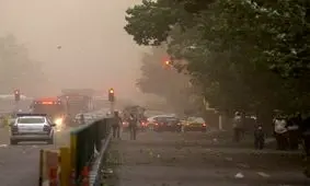 طوفان سبب قطع برق مناطقی از استان البرز شد