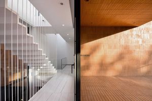 معماری خانه ای در کرج با تیپولوژی ترکیبی برونگرا-درونگرا/ تصاویر