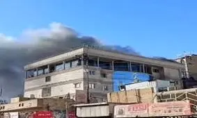 آتش‌سوزی در هتلی نزدیک خیابان قبله امام حسین (ع)/ ویدئو 