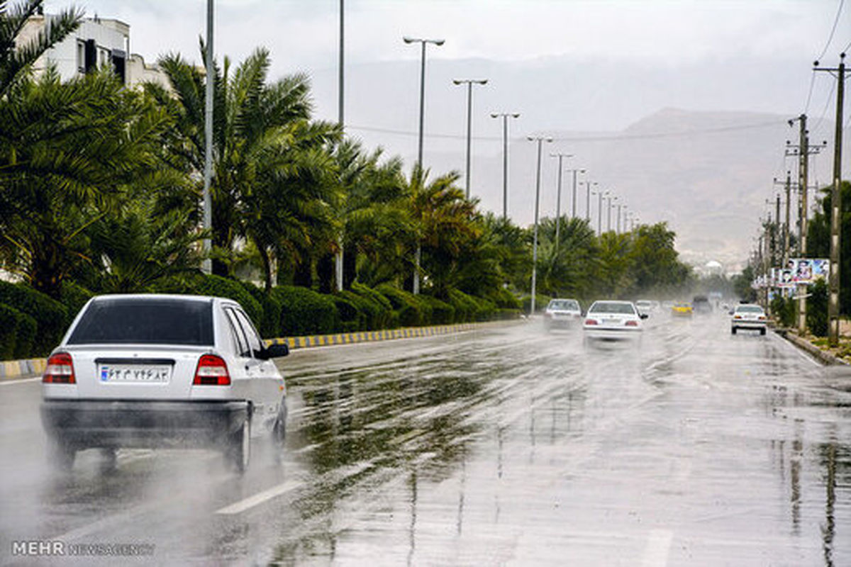 رگبار و رعد وبرق در جنوب کشور