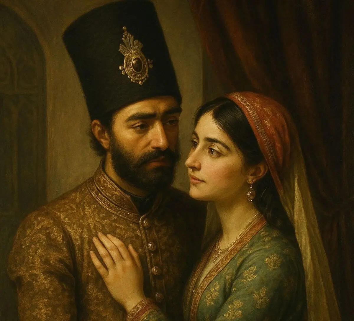 عشقی در سایه‌ی تاج و شمشیر