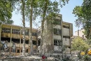 انتشار برای اولین بار؛ زندان اوین دقایقی پس از حمله/ جسدهای سوخته کنار اتاق سربازها / ویدئو 