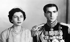 سفر در زمان؛ «محمدرضا پهلوی و همسر دو رگه اش» در رم ایتالیا؛ سال 1332 