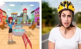 تست بینایی/ چقدر طول می کشد که چشمان شما دوچرخه دختر را پیدا کند؟