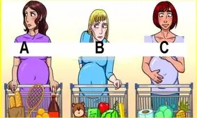 هوش تصویری/  کدام از این خانم ها باردار نیست و هندوانه دزدیده است؟