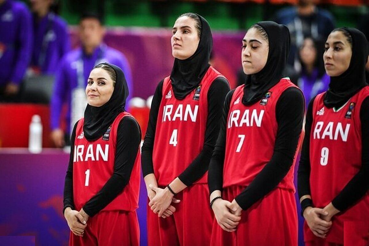 سرود ملی نخواندن دختران بسکتبالیست کشورمان خبرساز شد/ ویدئو