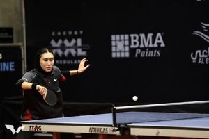 دختر پینگ‌پنگ‌باز ایران به جمع هشت بازیکن برتر راه یافت