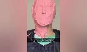 مراحل گریم سنگین الناز شاکردوست برای یک نقش مردانه / ویدئو