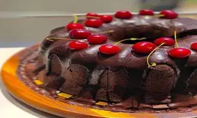 طرز تهیه کیک سیب شکلاتی 