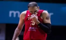 لحظه مصدومیت شدید حامد حدادی در لیگ بسکتبال چین/ ویدئو