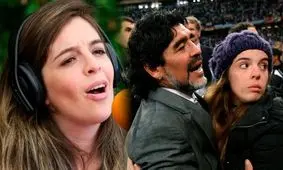 دختر مارادونا سکوتش را شکست: اتاقی که پدرم در آن بود بوی ادرار می‌داد