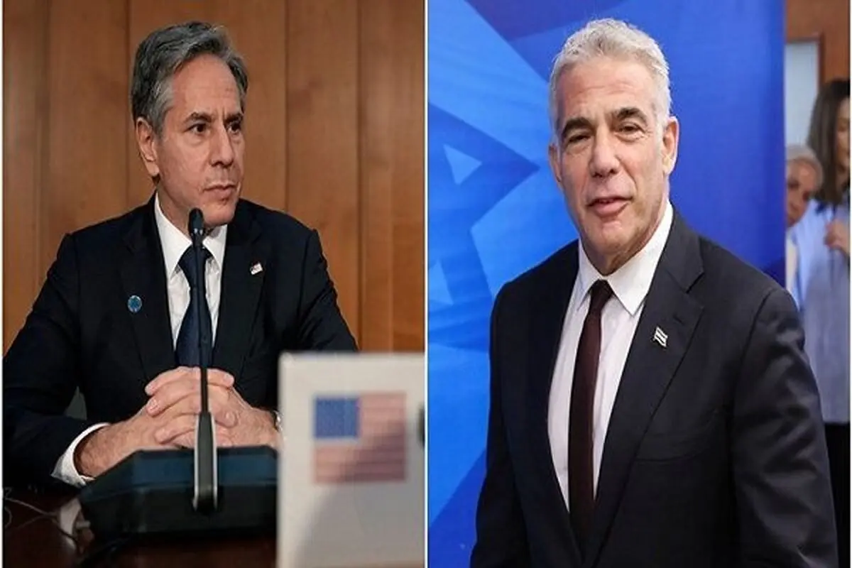 گفتگوی تلفنی وزیران خارجه آمریکا و اسرائیل درباره جنگ اوکراین و مذاکرات وین