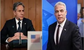 گفتگوی تلفنی وزیران خارجه آمریکا و اسرائیل درباره جنگ اوکراین و مذاکرات وین