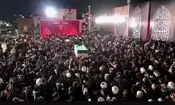 تصاویر هوایی از تشییع آقای شهید در حرم مطهر امام حسین علیه السلام
