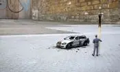 شاهکارهایی در گوشه و کنار خیابان‌ها؛ از خروس سه‌بُعدی تا آتش‌سوزی مینیاتوری
