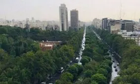 تصویری از هدف قرار گرفتن منطقه غیرنظامی و مسکونی در محدوده بلوار کشاورز تهران/ ویدئو