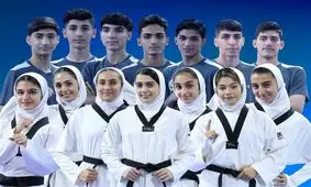 نایب قهرمانی تیم تکواندو نوجوانان دختر و پسر ایران در آسیا  با ۱۶ مدال