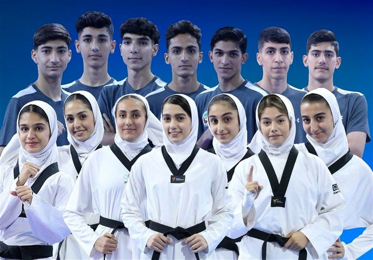 نایب قهرمانی تیم تکواندو نوجوانان دختر و پسر ایران در آسیا با ۱۶ مدال