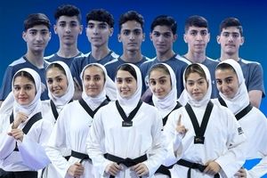 نایب قهرمانی تیم تکواندو نوجوانان دختر و پسر ایران در آسیا  با ۱۶ مدال