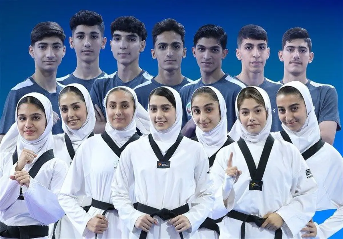 نایب قهرمانی تیم تکواندو نوجوانان دختر و پسر ایران در آسیا  با ۱۶ مدال