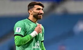 رقص و خوشحالی بیرانوند در رختکن بعد از قهرمانی تراکتور در لیگ برتر/ ویدئو