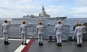 رزمایش مشترک آمریکا و فیلیپین در دریای چین جنوبی

