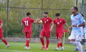 برتری پرگل تیم ملی فوتبال ایران در مقابل کاستاریکا