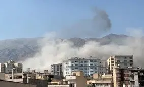 حمله اسرائیل به منطقه ای در نیاوران تهران/ ویدئو