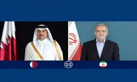 پیام پزشکیان به امیر قطر

