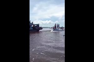 در پی واژگونی قایق در اندونزی ۱۱ نفر کشته شدند