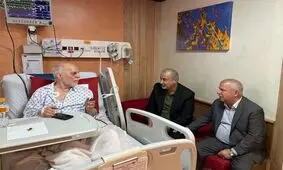 عیادت درویش و پروین از پیشکسوت پرسپولیس

