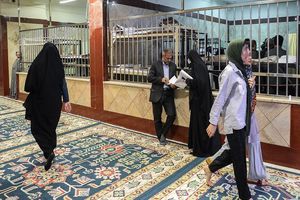 زنان بازداشت شده اعتراضات در ندامتگاه زنان تهران/ تصاویر