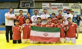 قهرمانی تیم تکواندوی پسران ایران در المپیک دانش آموزی

