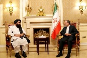 دیدار وزیر خارجه حکومت سرپرست افغانستان با عراقچی