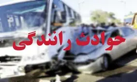 ترمز بریدن مینی بوس در زاهدان حادثه آفرید