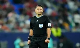 لحظه معرفی علیرضا فغانی و تیمش به عنوان داوران فینال جام جهانی باشگاه‌ها/ ویدئو