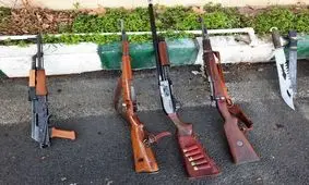 سلاح‌ های غیر مجاز در دلفان کشف و ضبط شدند