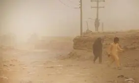 طوفان ۹۵ کیلومتری سیستان را درنوردید/ ادارات تعطیل شد