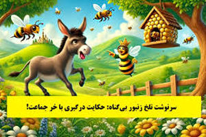 داستان سرنوشت تلخ زنبور بی گناه/ حکایت درگیری با خر جماعت