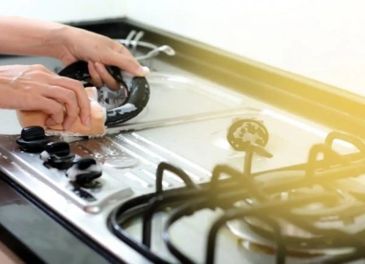 ترفندهای بسیار کاربردی تمیز کردن گاز استیل