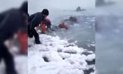 ویدئویی از حادثه دیروز در سبلان که منجر به سانحه دیدن ۵ کوهنورد شد