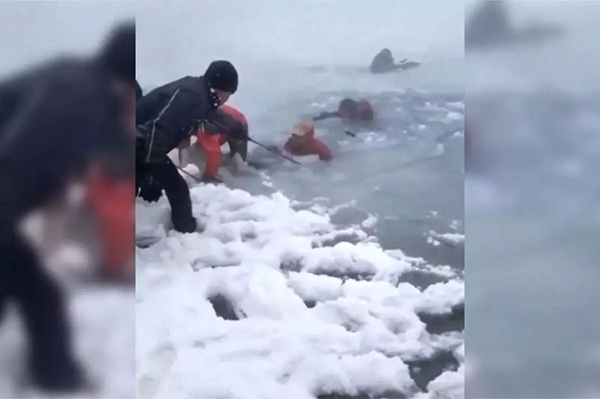 ویدئویی از حادثه دیروز در سبلان که منجر به سانحه دیدن ۵ کوهنورد شد