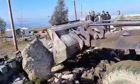 تخریب اولین مرکز رفاهی ساحلی پس از دستور صریح رییس جمهور/ ویدئو