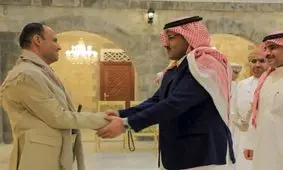 ویدئویی از دیدار بی‌سابقه هیئت عربستانی با مقام انصارالله یمن

